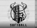 Vikings Softball SVG Design azzeva.com 22100629