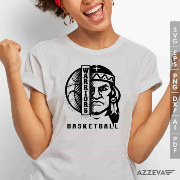 Warriors Basketball SVG Tshirt Design azzeva.com 22100484