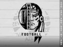 Warriors Football SVG Design azzeva.com 22100390