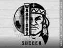 Warriors Soccer SVG Design azzeva.com 22100487