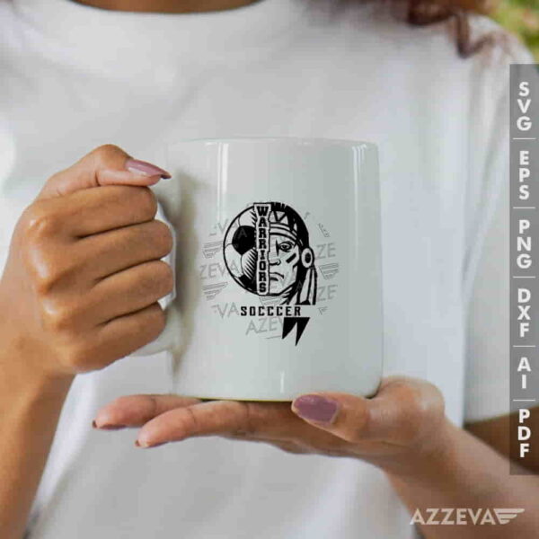 Warriors Soccer SVG Mug Design azzeva.com 22100395