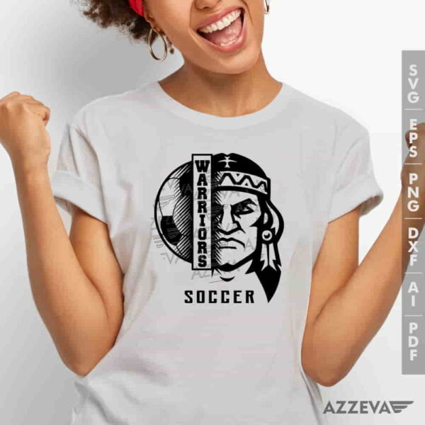 Warriors Soccer SVG Tshirt Design azzeva.com 22100487