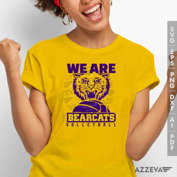 We Are Bearcats Volleyball SVG Tshirt Design azzeva.com 22104810