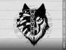 Wolves Cheerleading SVG Design azzeva.com 22100209