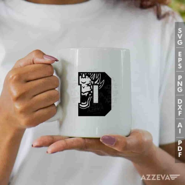 Dragons In D Letter SVG Mug Design azzeva.com 22105603