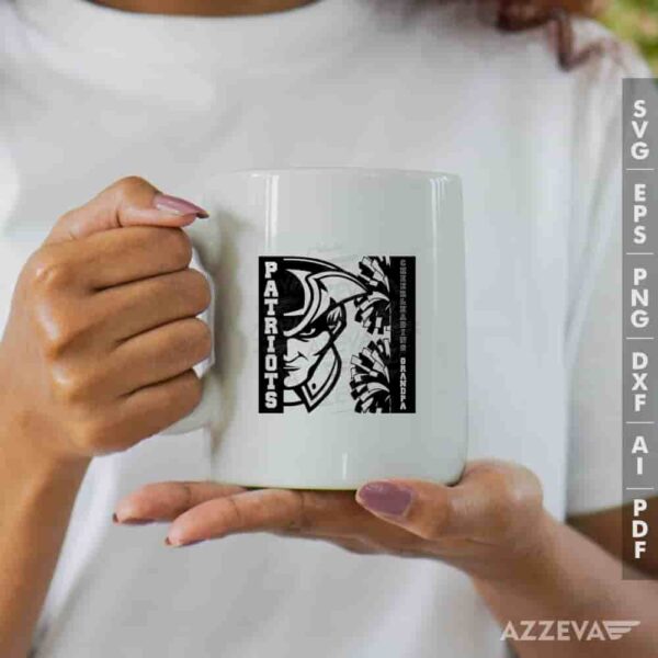 Patriots Cheerleading Grandpa SVG Mug Design azzeva.com 22105225