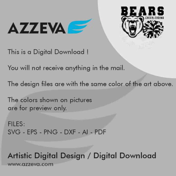 bear cheerleading svg design readme azzeva.com 23100692