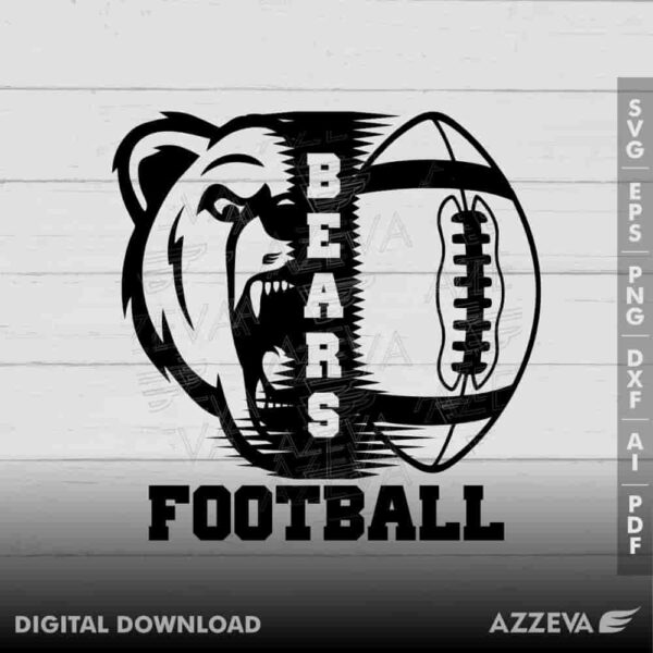 bear football svg design azzeva.com 23100009