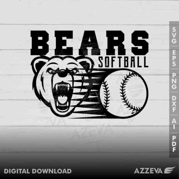bear softball svg design azzeva.com 23100572