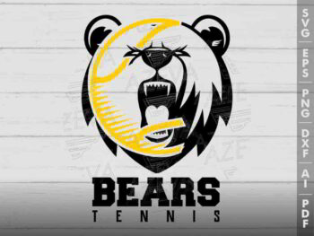 bear tennis svg design azzeva.com 23100803