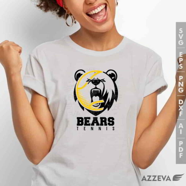 bear tennis svg tshirt design azzeva.com 23100803