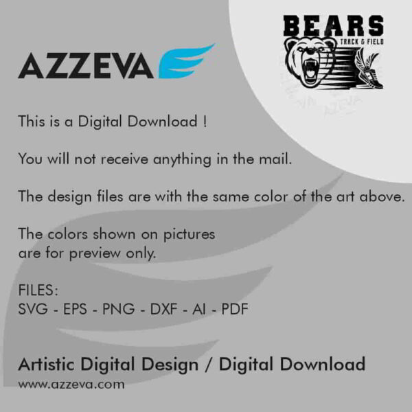 bear track field svg design readme azzeva.com 23100652
