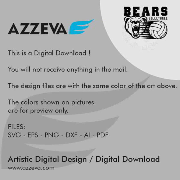 bear volleyball svg design readme azzeva.com 23100412