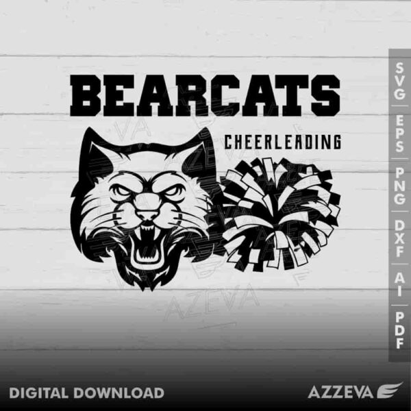 bearcat cheerleading svg design azzeva.com 23100717