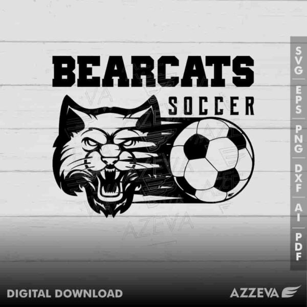 bearcat soccer svg design azzeva.com 23100637