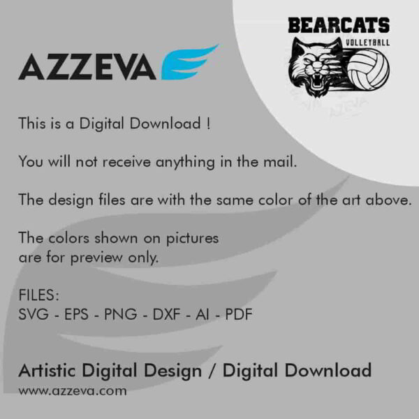 bearcat volleyball svg design readme azzeva.com 23100437