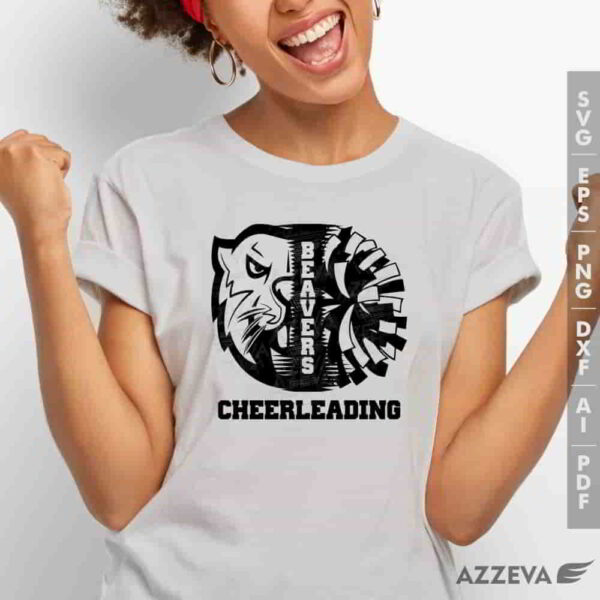 beaver cheerleadigng svg tshirt design azzeva.com 23100387