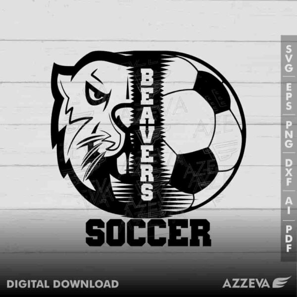 beaver soccer svg design azzeva.com 23100287