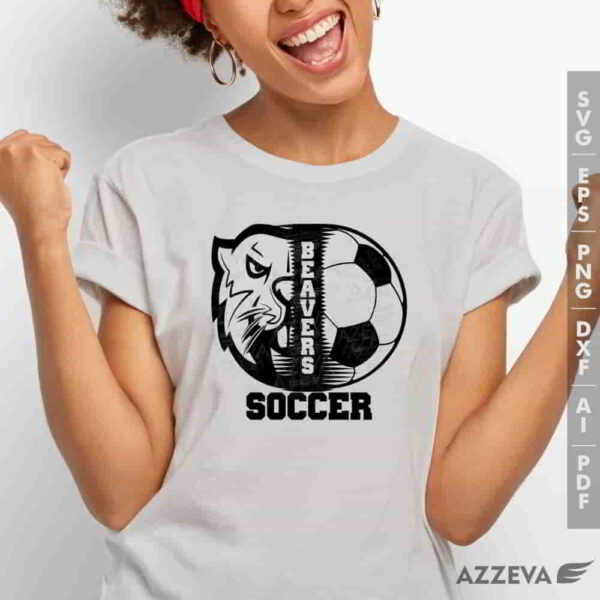 beaver soccer svg tshirt design azzeva.com 23100287