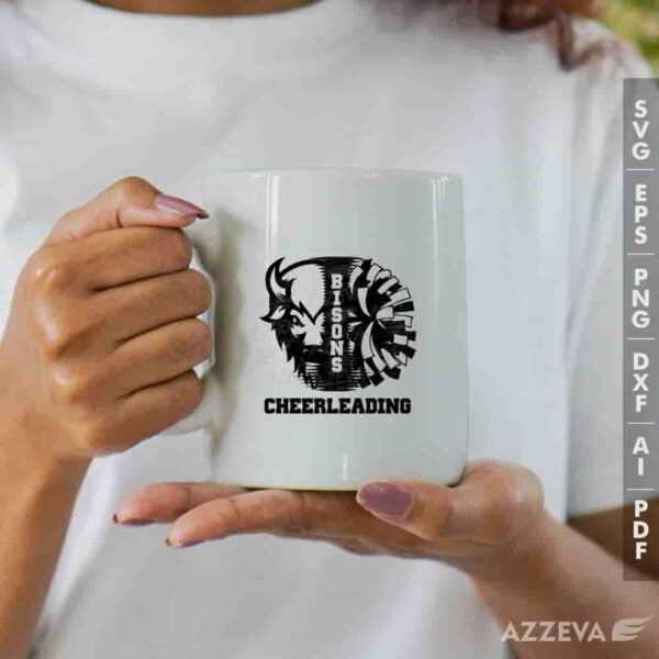 bison cheerleadigng svg mug design azzeva.com 23100401