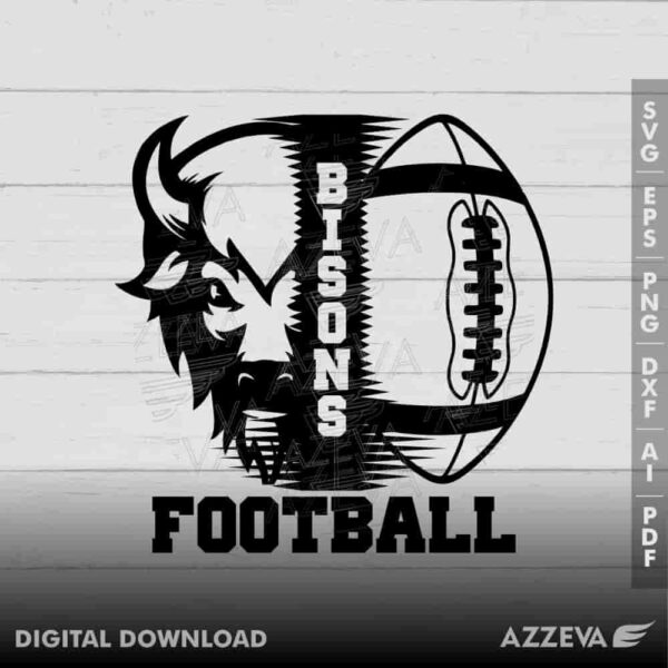 bison football svg design azzeva.com 23100051