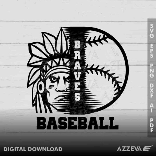 brave baseball svg design azzeva.com 23100181
