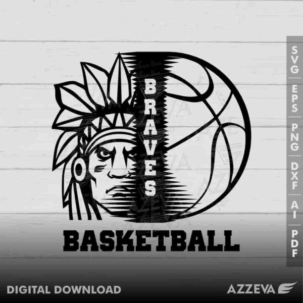 brave basketball svg design azzeva.com 23100081