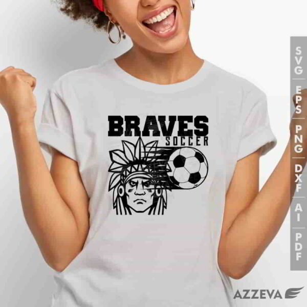brave soccer svg tshirt design azzeva.com 23100633