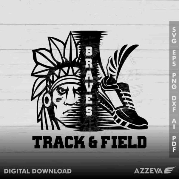 brave track field svg design azzeva.com 23100331