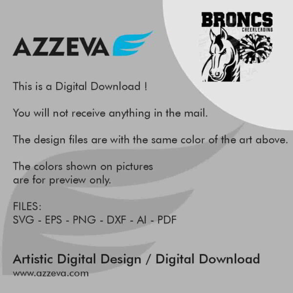 bronc cheerleading svg design readme azzeva.com 23100705