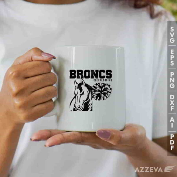 bronc cheerleading svg mug design azzeva.com 23100705