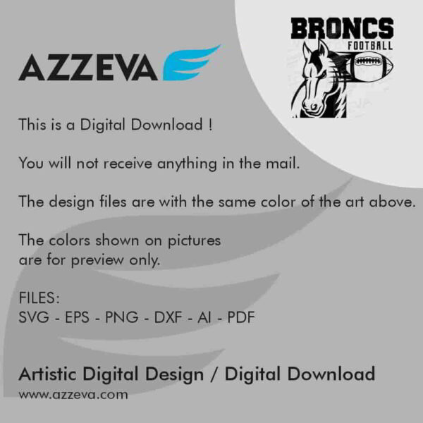 bronc football svg design readme azzeva.com 23100465