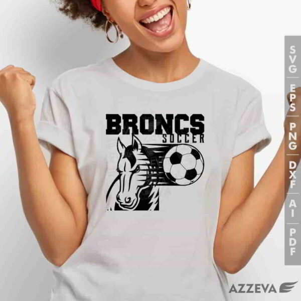 bronc soccer svg tshirt design azzeva.com 23100625