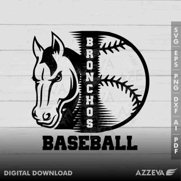 broncho baseball svg design azzeva.com 23100175