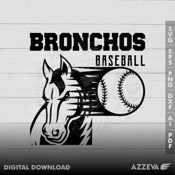 broncho baseball svg design azzeva.com 23100546