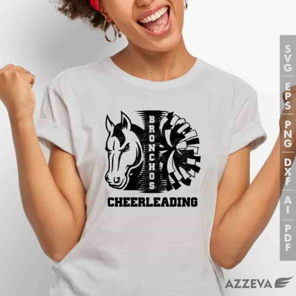 broncho cheerleadigng svg tshirt design azzeva.com 23100375