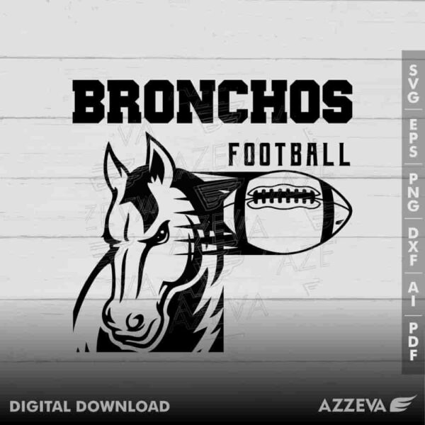 broncho football svg design azzeva.com 23100466