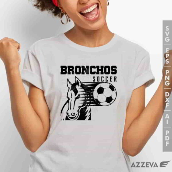 broncho soccer svg tshirt design azzeva.com 23100626
