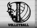 buffalo volleyball svg design azzeva.com 23100150