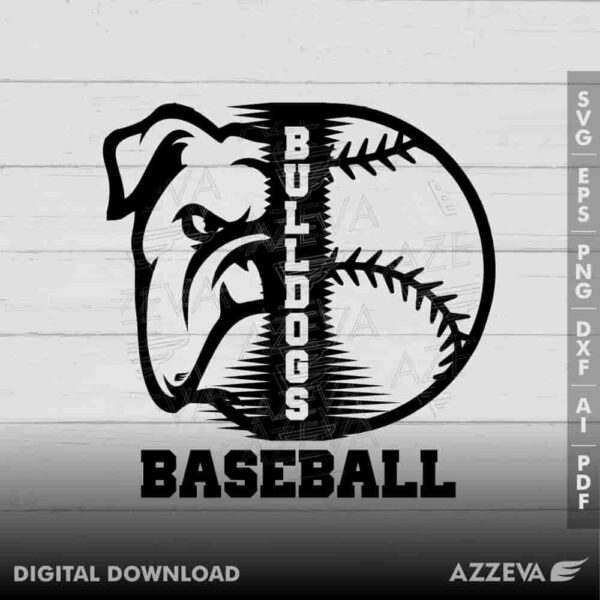 bulldog baseball svg design azzeva.com 23100160