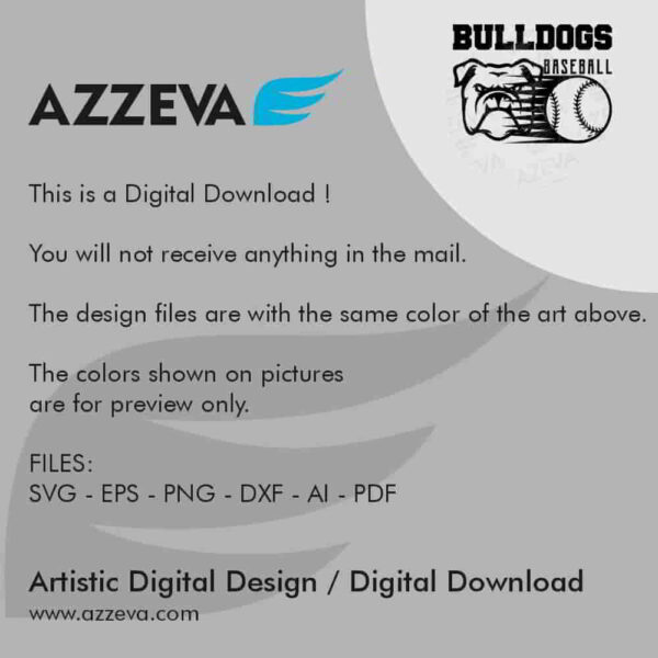 bulldog baseball svg design readme azzeva.com 23100538
