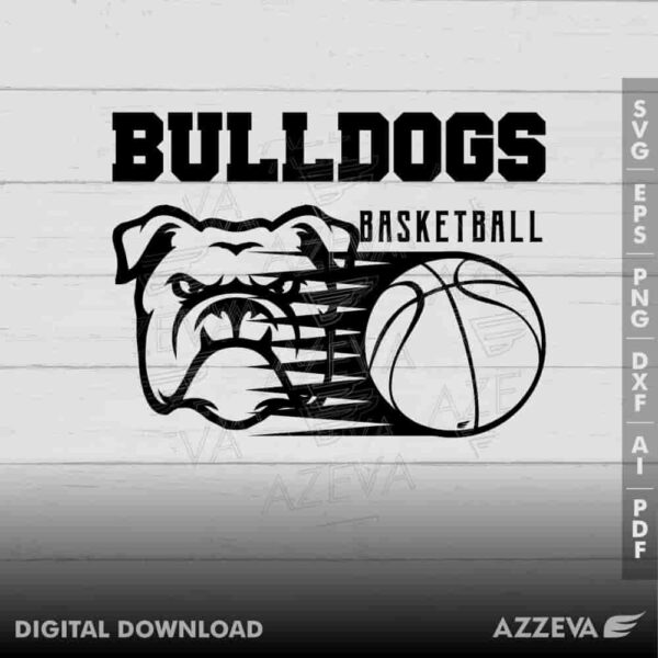 bulldog basketball svg design azzeva.com 23100498