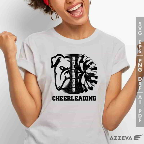 bulldog cheerleadigng svg tshirt design azzeva.com 23100360