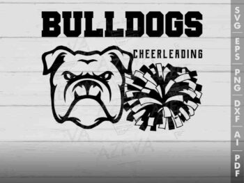 bulldog cheerleading svg design azzeva.com 23100698