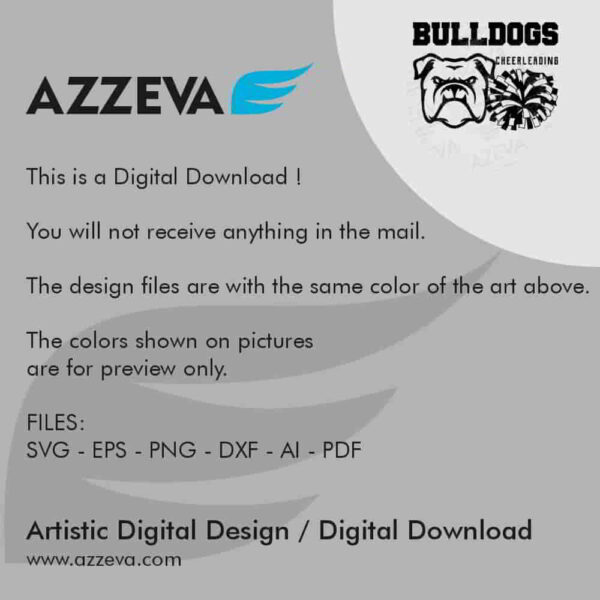 bulldog cheerleading svg design readme azzeva.com 23100698
