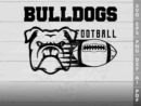 bulldog football svg design azzeva.com 23100458