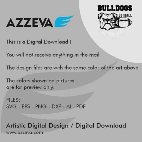 bulldog football svg design readme azzeva.com 23100458