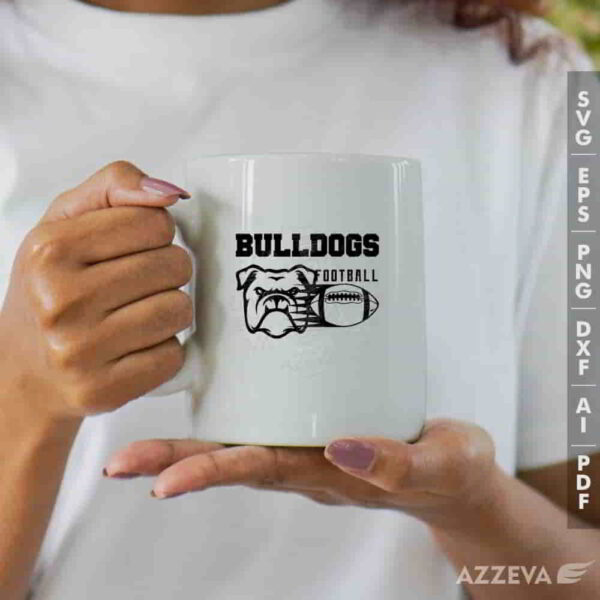 bulldog football svg mug design azzeva.com 23100458