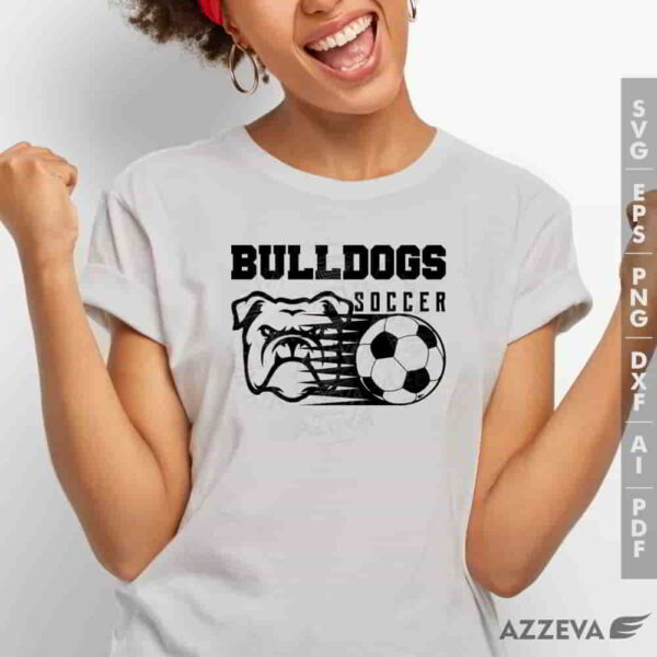 bulldog soccer svg tshirt design azzeva.com 23100618