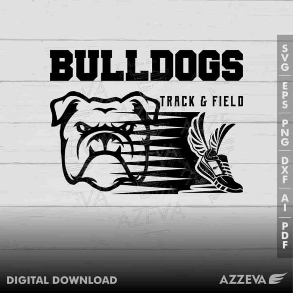 bulldog track field svg design azzeva.com 23100658